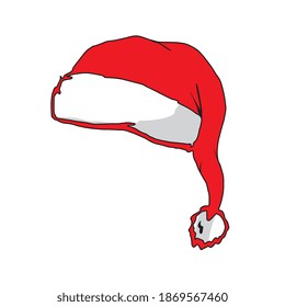 santa claus hat vector art