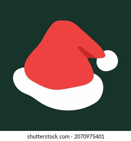 Der Weihnachtsmann hat eine Vektorgrafik, einzeln auf Hintergrund.