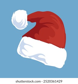 Santa claus hat vector illustration