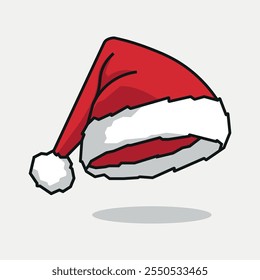 Santa claus hat vector illustration
