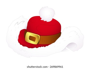 Santa Claus Hat Vector Illustration