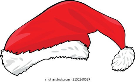 Santa Claus Hat, Which can be used as accessories, traits, assets,  which could be placed on any head character and use it as traits for your nft collection.