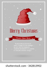 Santa Claus hat,Christmas background