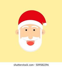 Santa Claus Head Stock Vector (Royalty Free) 509582296 | Shutterstock