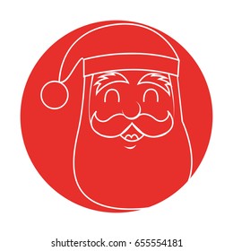 santa claus head character