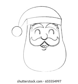 santa claus head character