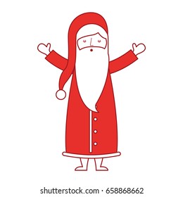 santa claus head character