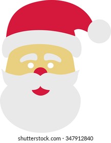 Santa Claus head with hat