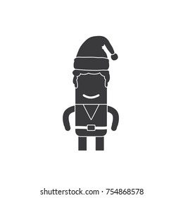 Santa Claus helper, vector illustration design. Christmas collection.