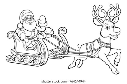 68,705 Santa claus black background Images, Stock Photos & Vectors ...