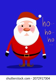 Symbol des Weihnachtsmannes, Vektorgrafik.