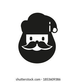 santa claus icon element of christmas icon for mobile concept and web apps. Thin line santa claus icon can be used for web and mobile. Premium icon on white background