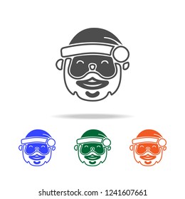 Santa Claus icon. Elements of Christmas holidays in multi colored icons. Premium quality graphic design icon. Simple icon for websites, web design, mobile app