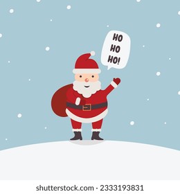 Santa Claus Icon Vector Design.
