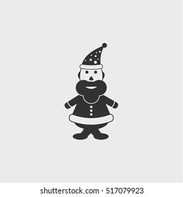santa claus icon, vector design