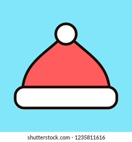 Santa Claus icon. vector illustration