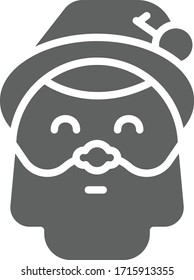 plano de ilustración vectorial de santa claus