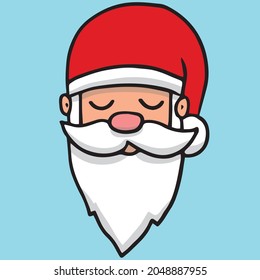 Weihnachtsmann-Symbol, Vektorgrafik-Design