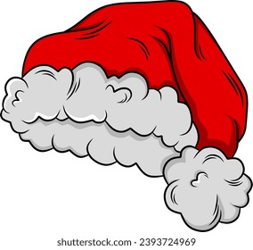 Santa Claus icon vector illustration
