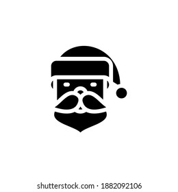 Icono de Santa Claus en vector. Logotipo