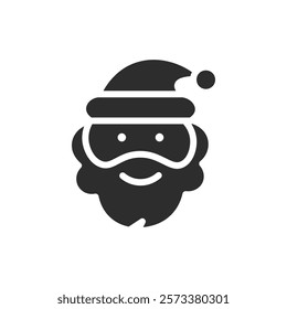 Santa Claus icon web design in vector