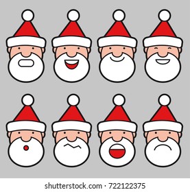 Santa Claus icons