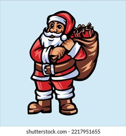 santa claus for illustration and merchandise