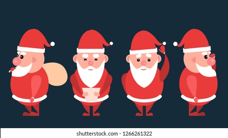 Santa Claus illustration vector character christmas