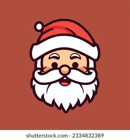 Santa Claus illustration vector drawing style Santa Claus cartoon