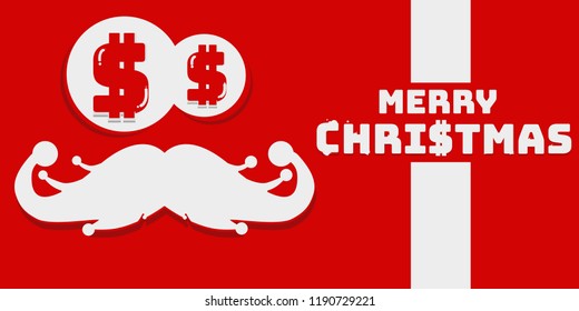 santa claus illustration vector,banner background