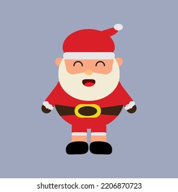 Santa claus illustrations suitable for children's clothes and other children's products related to christmas