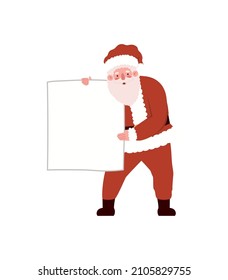 santa claus image over white