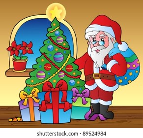 1,383 Christmas scene indoors Stock Illustrations, Images & Vectors ...