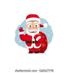 Santa Claus. Isolated.