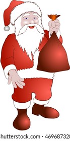 Santa Claus isolated for design