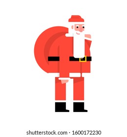 Santa Claus. isolated on white background
