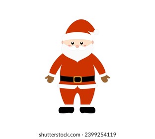 Santa Claus isolated on white background