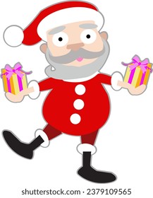 Santa Claus, also known as Saint Nicholas, Father Christmas