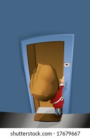 Santa Claus is too little to ring