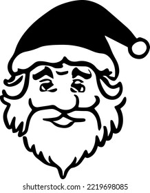Logo o icono de Santa Claus