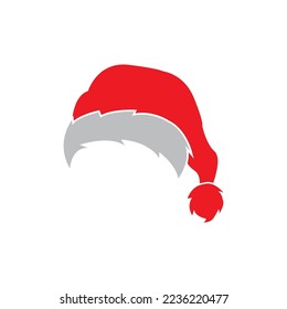 diseño de la ilustración del vector del logotipo de santa claus