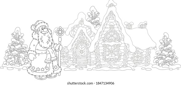 Log Cabin Christmas Clip Art Images Stock Photos Vectors Shutterstock