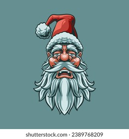 Santa Claus mascot great illustration for your branding business
