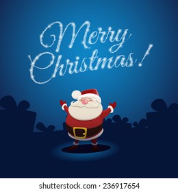 Santa Claus and Merry Christmas