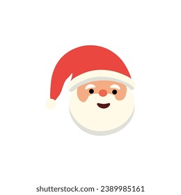 Santa Claus Minimalistic Vector Outline Sign. Vector Illustration for web sites, apps, design, banners and other purposes