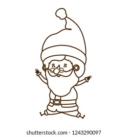 santa claus moving avatar character