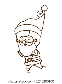 santa claus moving avatar character