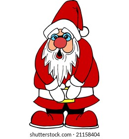 Santa Claus need toilet