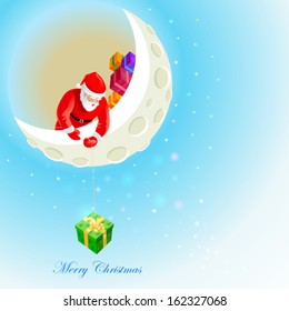 Santa Claus on the Moon