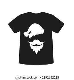 Santa Claus on a T-shirt. Vector illustration